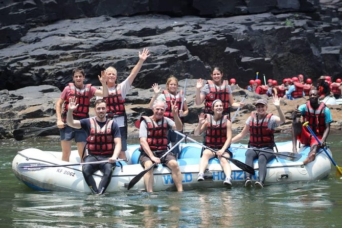 White Water Rafting in Zimbabwe - How the raft and paddle system works
