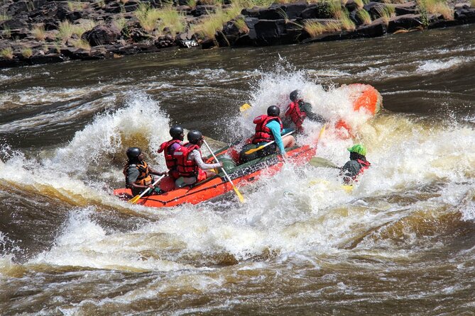 Whitewater Rafting Adventure on the Zambezi River, Victoria Falls Zimbabwe - Getting down into Batoka Gorge