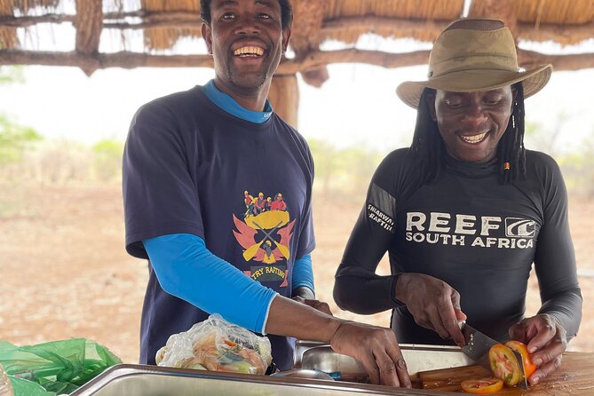 Whitewater Rafting Adventure on the Zambezi River, Victoria Falls Zimbabwe - Lunch breaks up the long day