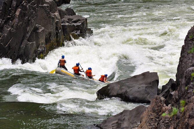 Whitewater Rafting on the Zambezi River from Victoria Falls - The Batoka Gorge finish and steep climb