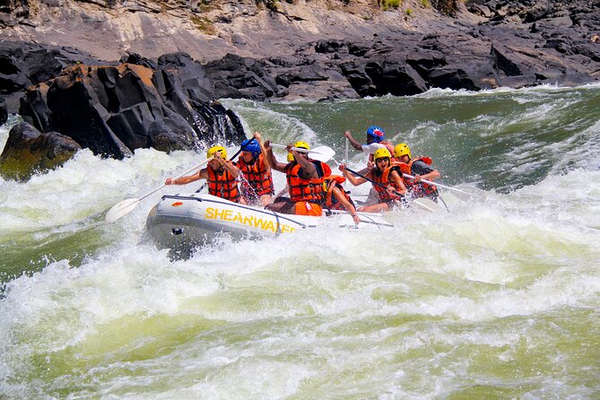 Whitewater Rafting on the Zambezi River from Victoria Falls - Boiling Point and the safety briefing