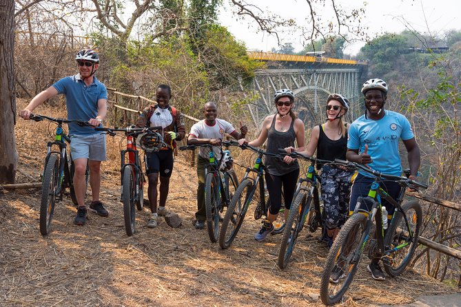 Wild Horizons Bike Tour (Zimbabwe) - Riding out to Victoria Falls Bridge