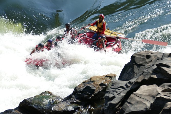 Zambezi River Class IV-V White-Water Rafting from Victoria Falls - Lunch, drinks, and the hard-earned finish