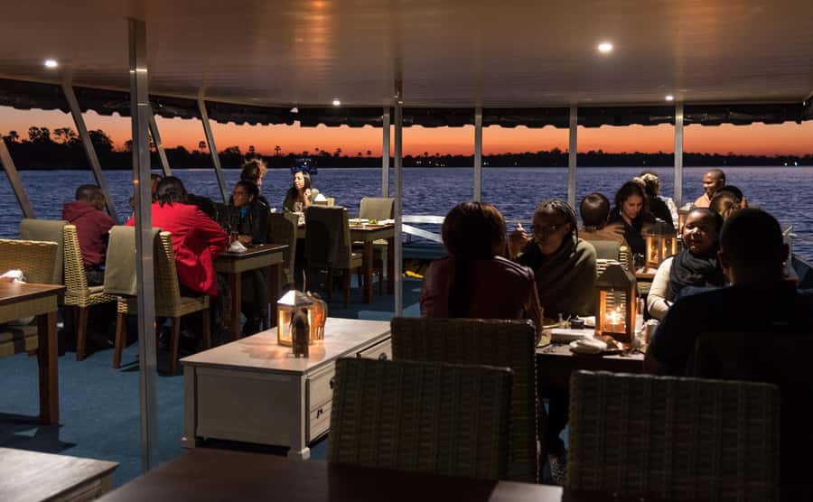 Zambezi River: Dinner Cruise - Unlimited wine, cocktails, and soft drinks