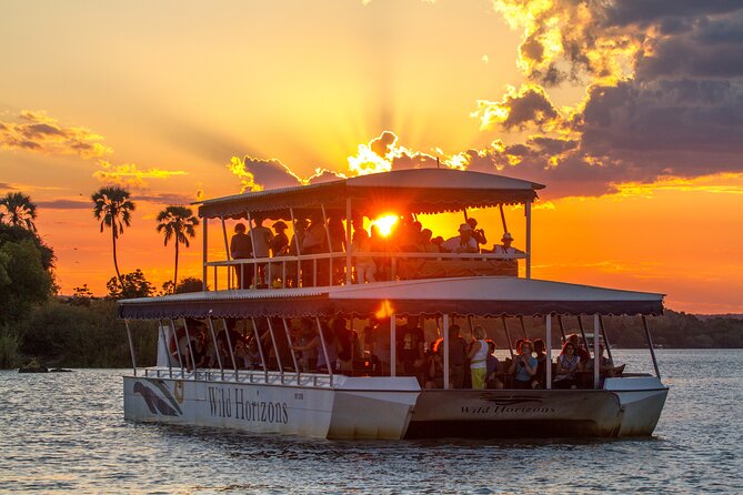 Zambezi River Sunset Cruise, from Victoria Falls, Zimbabwe - Boarding the Zambezi Explorer